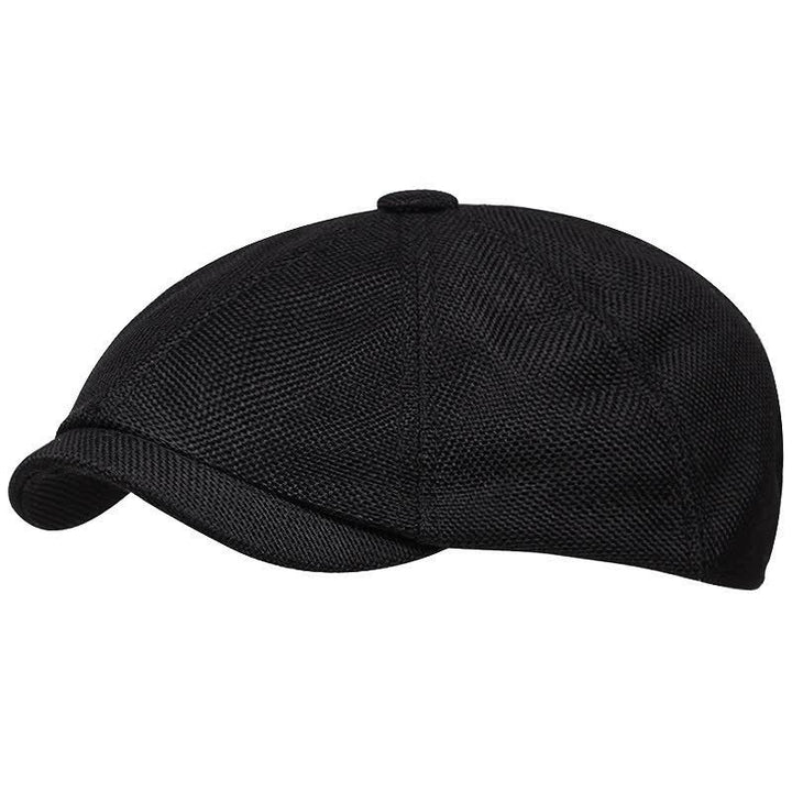 Vierjahreszeitenausgehhut im achteckigen Barett-Stil - Schwarz - M (22"-22 7/8") - image 1