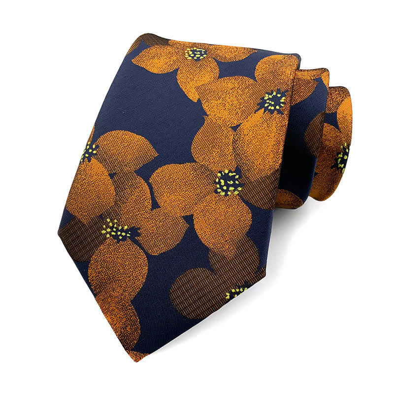 Elegante große Blütenkrawatte für Herren