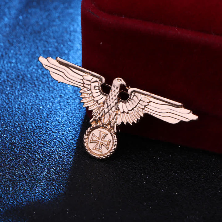 Herrentugel-Militärkreuz-Brosche