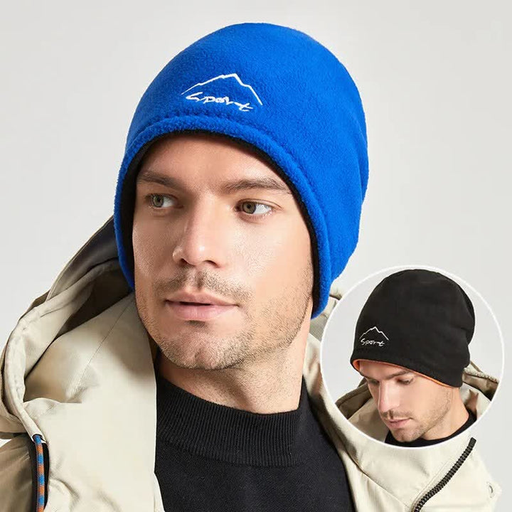 Winddicht Polar Fleece Wendemütze Warmer Hut
