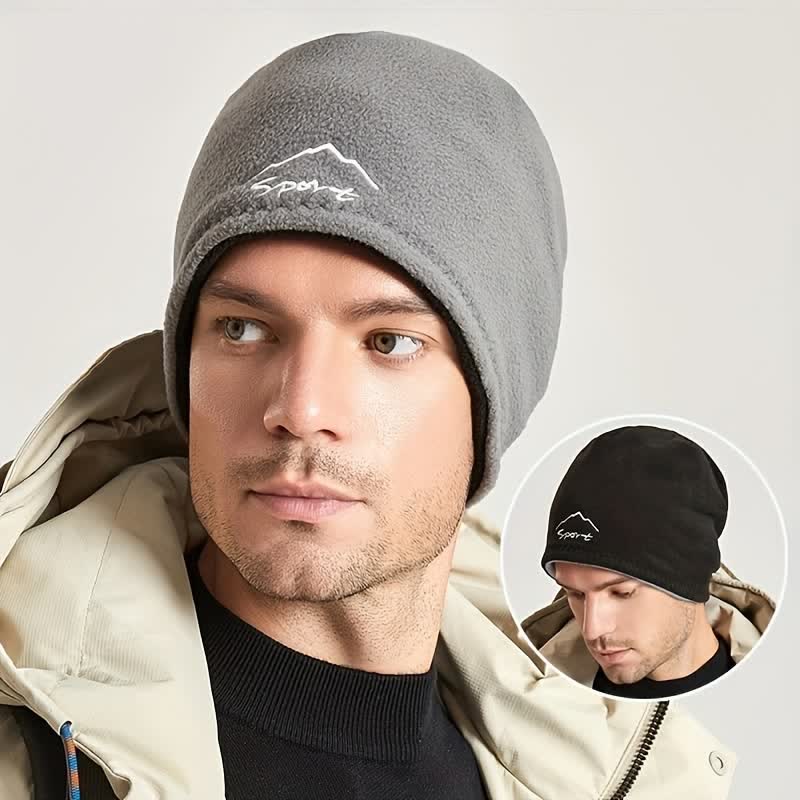 Winddicht Polar Fleece Wendemütze Warmer Hut