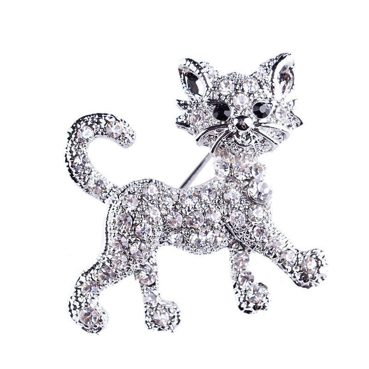 Niedliche Kitty-Katzenbrosche für Frauen