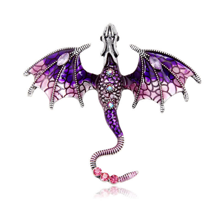 Unisex-Legenden-Fliegender-Drachen-Brosche