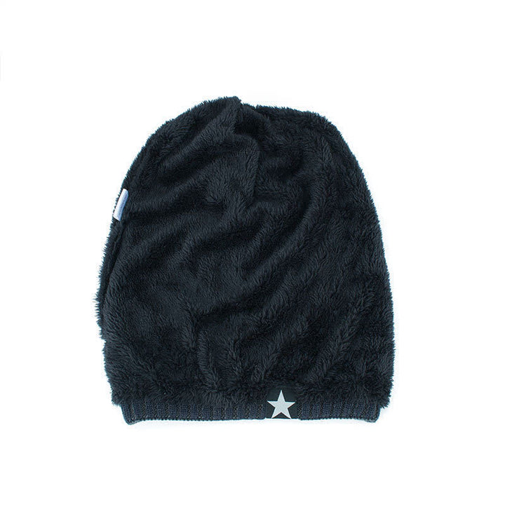 Fleece-gefütterte Fünf-Sterne-Mütze