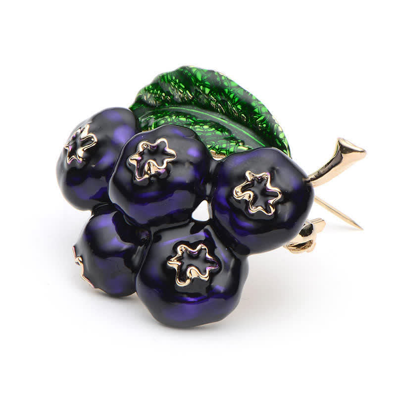 Frauenfrucht König Blaubeere Brosche