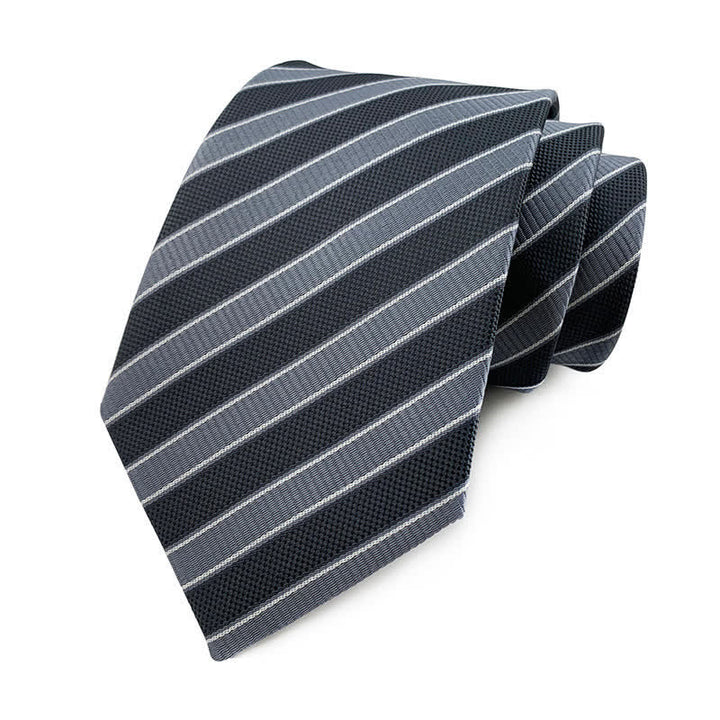 Herren Preppy Urban gestreifte Krawatte