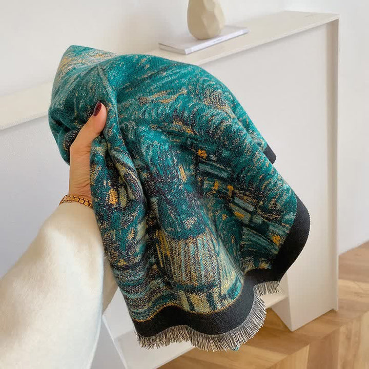 Damen Van Gogh Sternennacht Schal