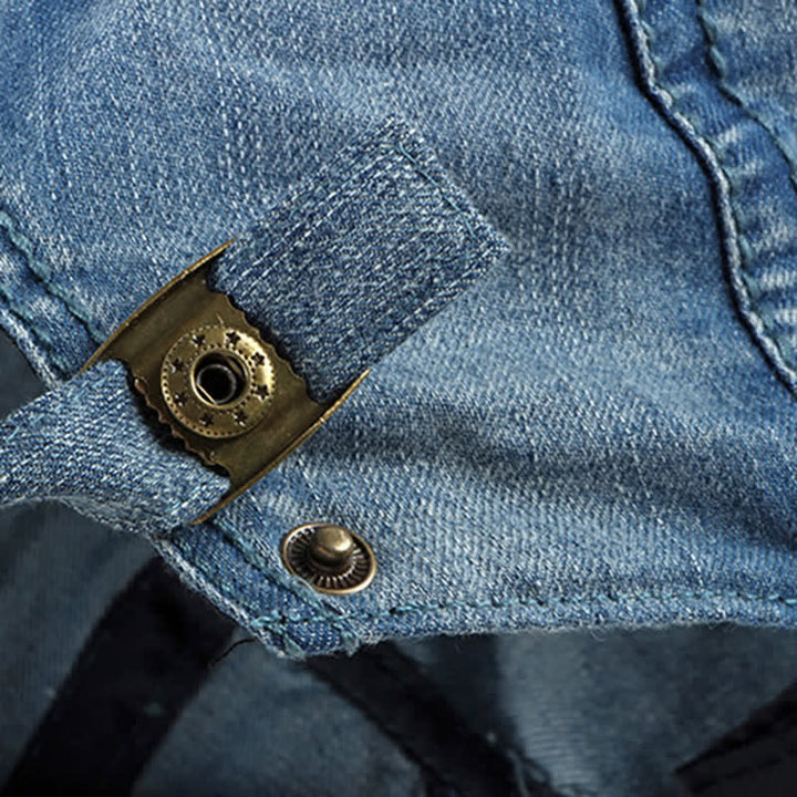 Einfache Jeans-Denim-Casquette-Baskenmütze - image 7