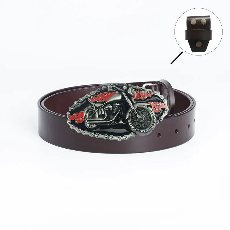 Punk-Motorrad-Leder Gürtel für Männer