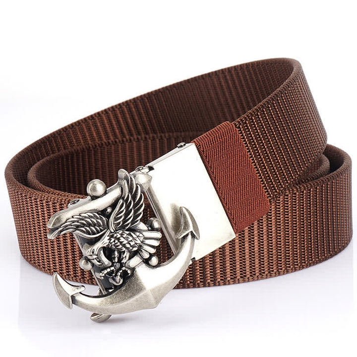 Herren Adler Anker Nylon Gürtel