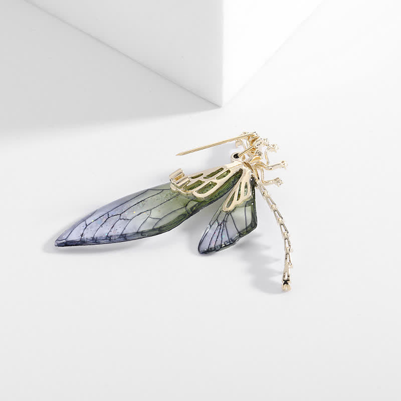 Elegante Insekten-Libellenbrosche für Frauen