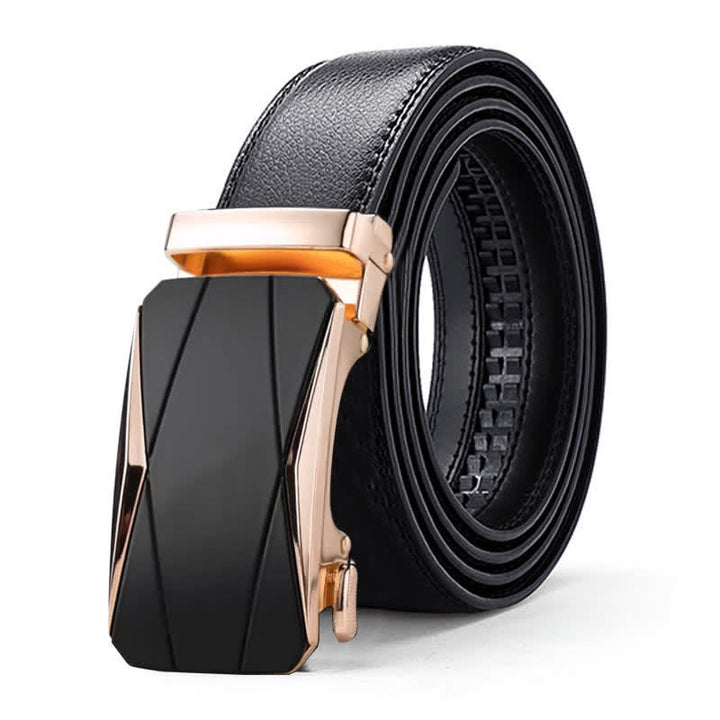 Luxuriöser geprägter automatischer Schnallengürtel für Herren aus Leder - Stil Nr. 5 - Gold - 46 - image 15