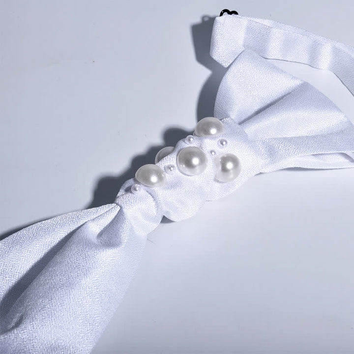 Vintage-Perlen-Hochzeitskrawatte für Herren - image 8