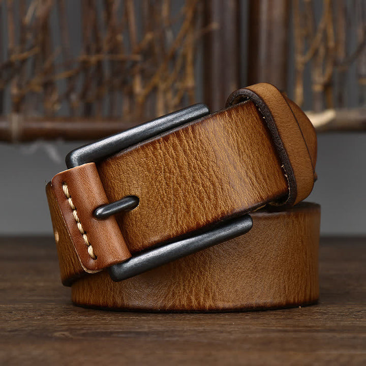 Stilvoller Retro-Cowboy-Ledergürtel für Herren