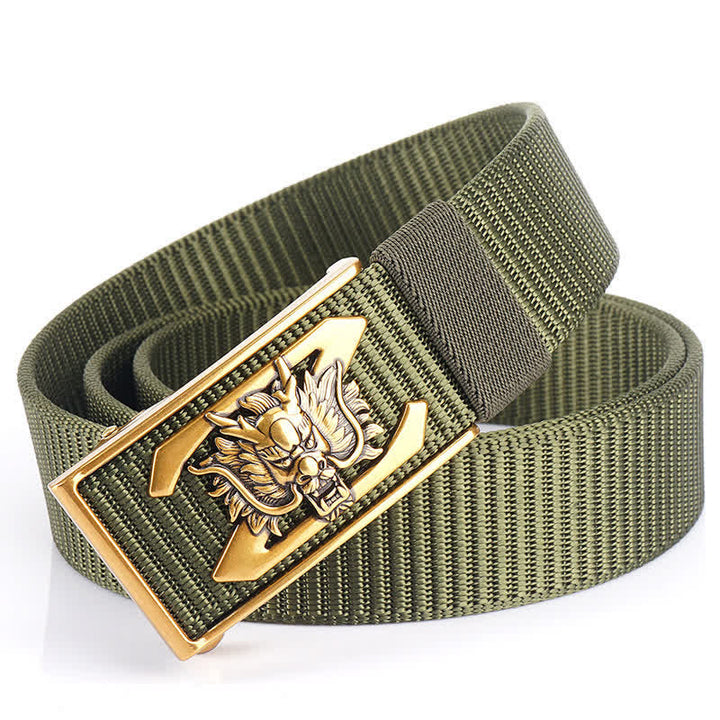 Herren Z Letter Mighty Dragon Nylon Gürtel