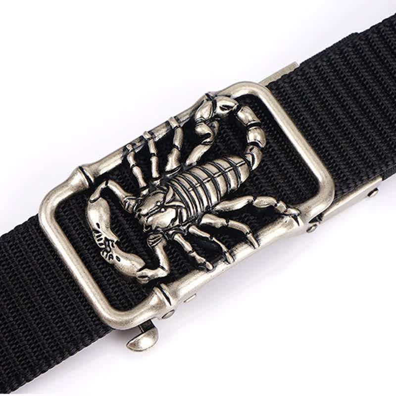 Herren King Scorpion Einfaches Nylon Gürtel