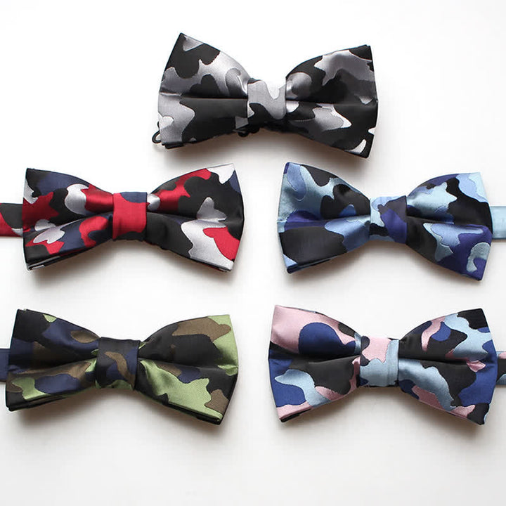Herren-Fliege mit Wild Camouflage Muster