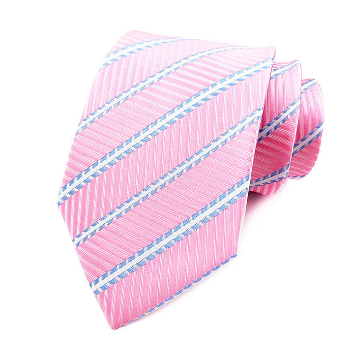 Herren Preppy Urban gestreifte Krawatte