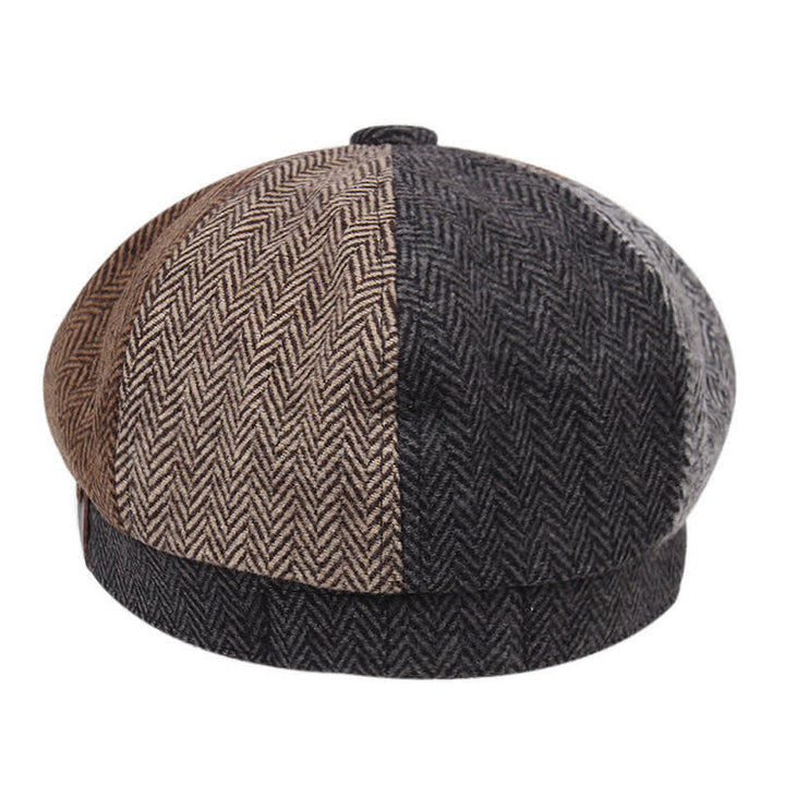 Vintage britische achteckige Barettkappe