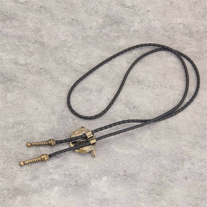 Western Rodeo Stierkopf Bolo-Tie