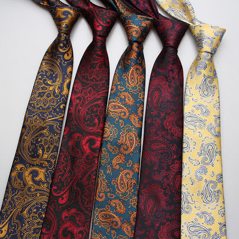 Luxuriöse Herren-Casual-Krawatte mit Paisleymuster - image 0