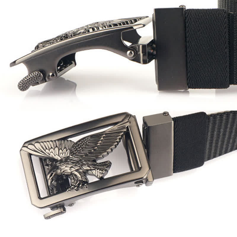Herren Soaring Hawk Eagle Beidseitiger Nylon-Gürtel