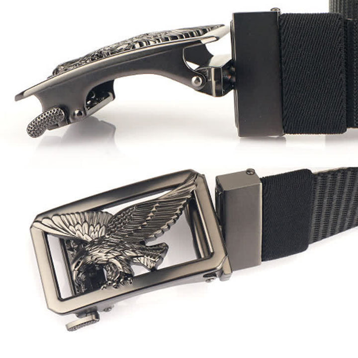 Herren Soaring Hawk Eagle Beidseitiger Nylon-Gürtel