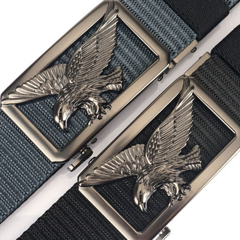 Herren Soaring Hawk Eagle Beidseitiger Nylon-Gürtel