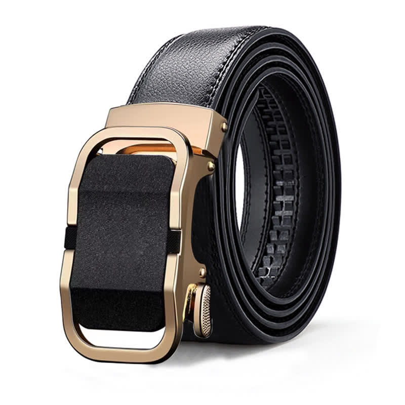 Luxuriöser geprägter automatischer Schnallengürtel für Herren aus Leder - Stil Nr. 6 - Gold - 46 - image 17