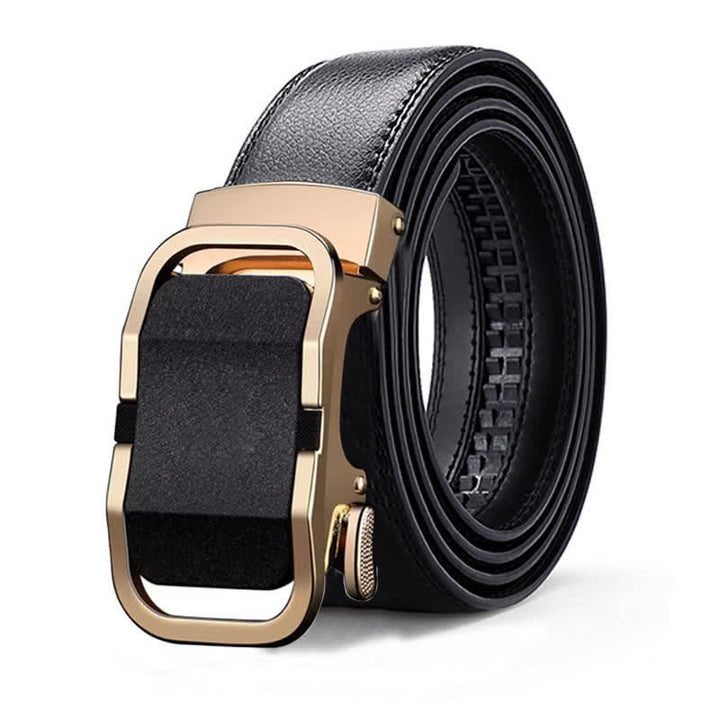 Luxuriöser geprägter automatischer Schnallengürtel für Herren aus Leder - Stil Nr. 6 - Gold - 46 - image 17