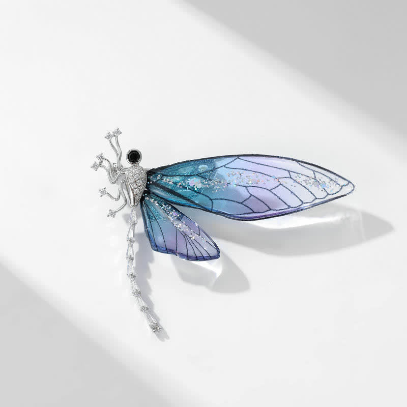 Elegante Insekten-Libellenbrosche für Frauen