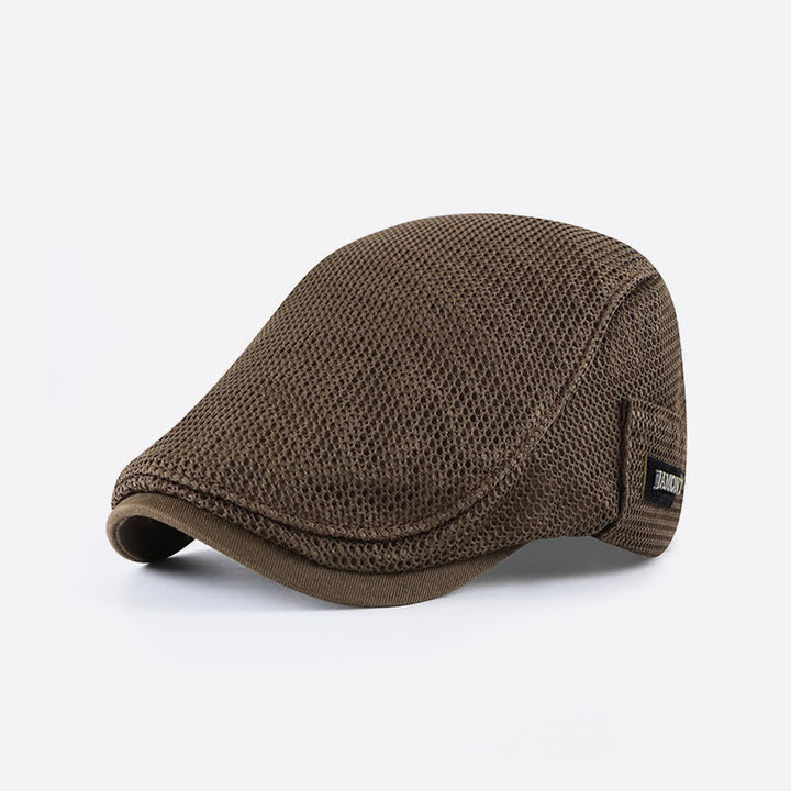 Stilvolle, atmungsaktive Sport-Barettkappe mit Netz - Kaffee - Verstellbar (ca. 22"-23 5/8") - image 8