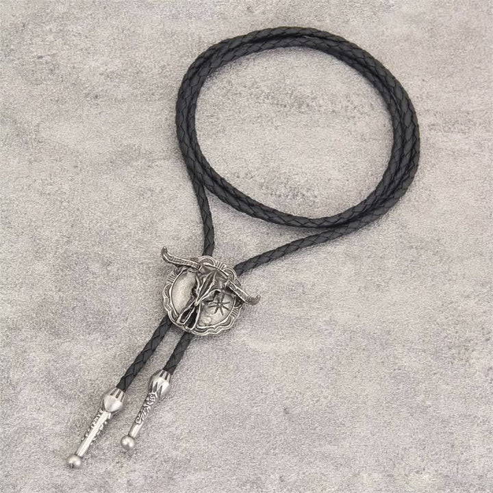 Western Rodeo Stierkopf Bolo-Tie