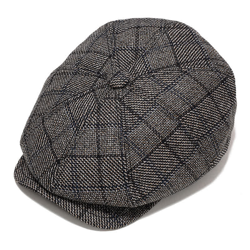Klassische Schiebermütze mit Ohrenschutz Barett - Dunkel Kaffee - Verstellbar (ca. 22"-23 5/8") - image 16