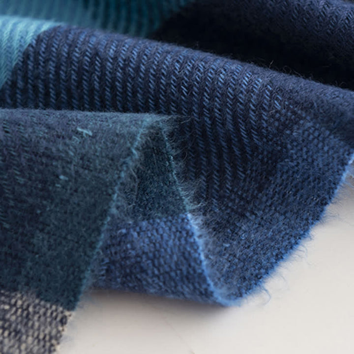 Frauen Fransen-Schal in leuchtenden, lebhaften Farben - image 9