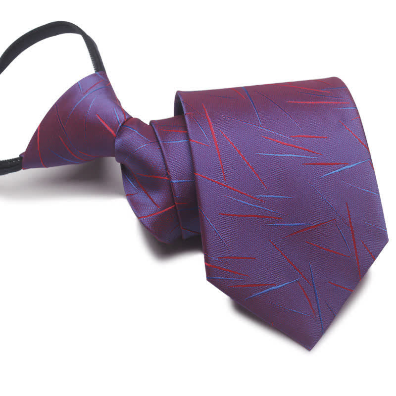 Modernes Herren-Reißverschluss-Krawatte Businessnecktie