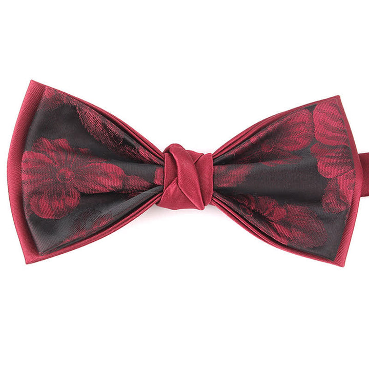 Elegante florale botanische Fliege für Herren
