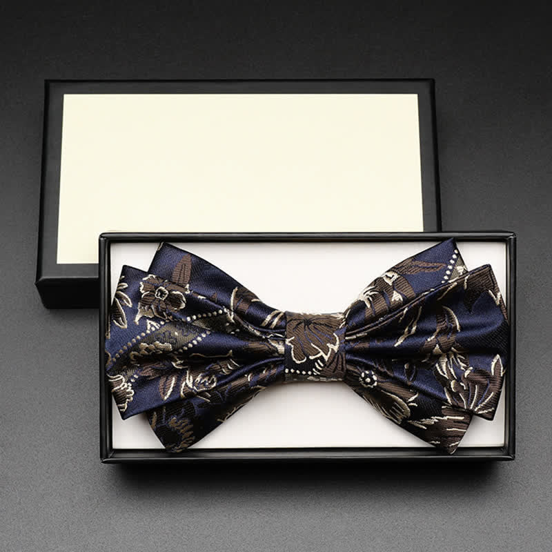 Herren Harmony Irises Cherry Blossom Floral Fliege