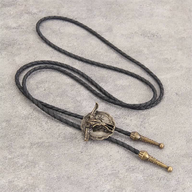 Western Rodeo Stierkopf Bolo-Tie
