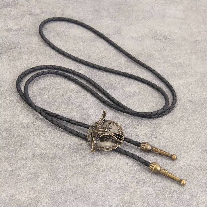Western Rodeo Stierkopf Bolo-Tie