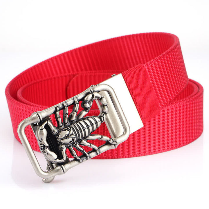 Herren King Scorpion Einfaches Nylon Gürtel
