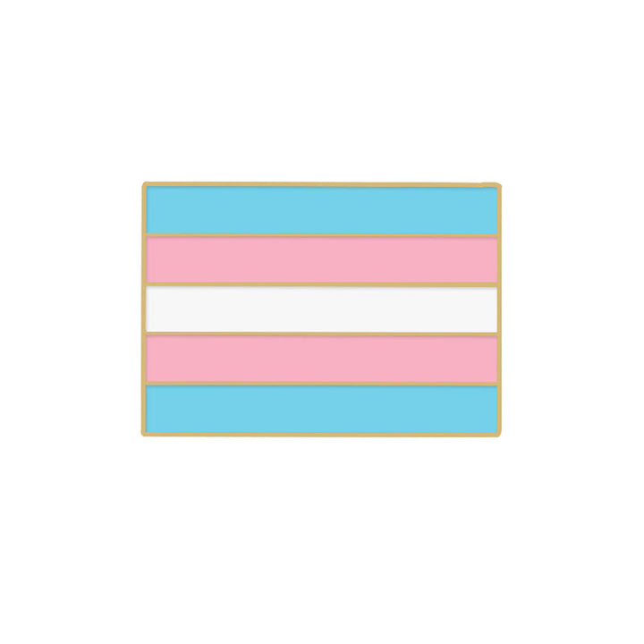 6Stk. Pride Day Pink & Blue Rainbow Flag Brosche