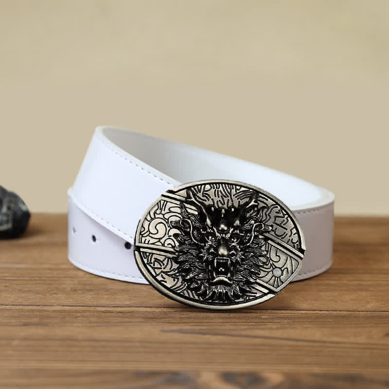 DIY Brave Dragon Verstecktes Klappmesser Ledergürtel für Herren