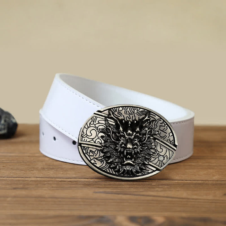 DIY Brave Dragon Verstecktes Klappmesser Ledergürtel für Herren