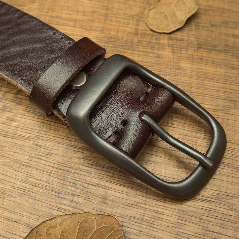 Handgemachter Retro-Hosenledergürtel für Herren - image 3