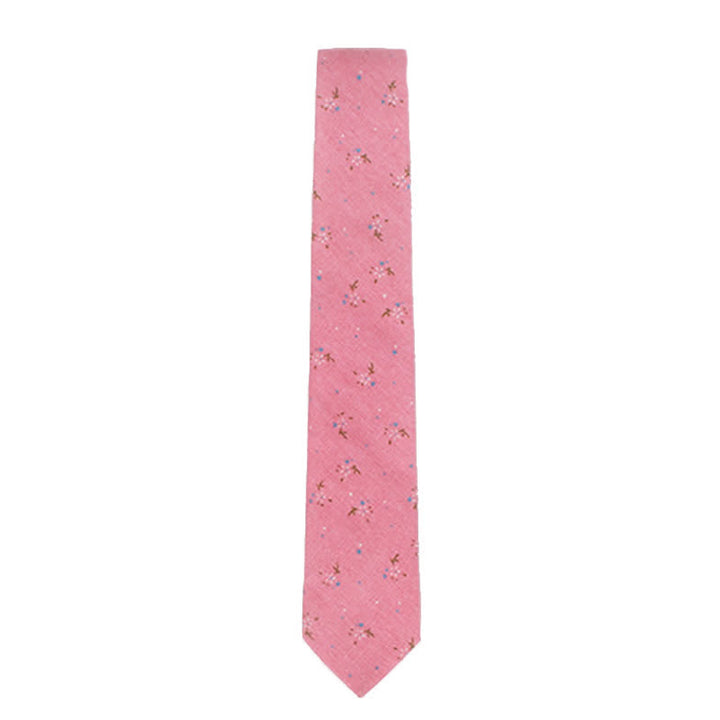 Elegante florale schmale Krawatte für Männer
