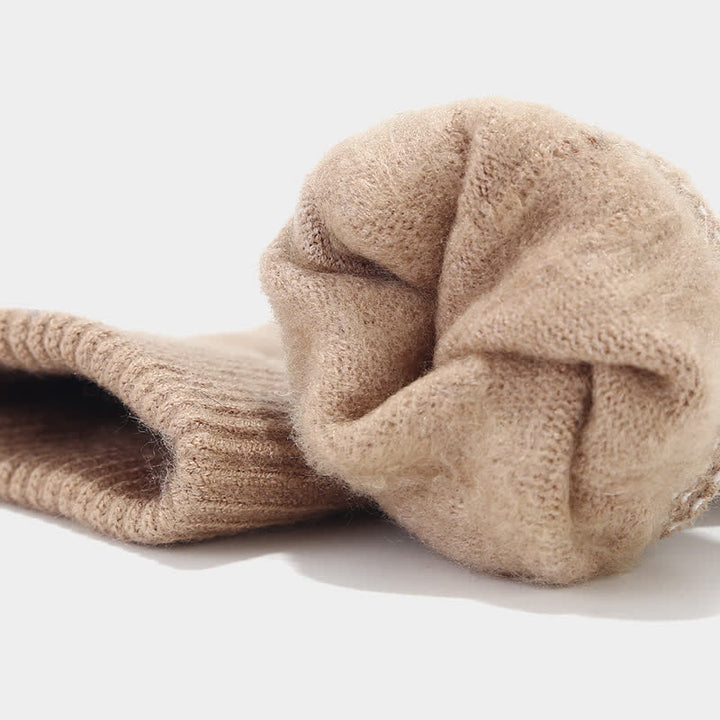 3er-Set Unisex Klassischer Vielseitiger Hut Schal Handschuh Set