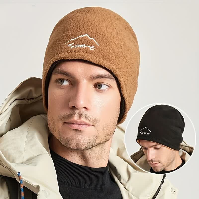 Winddicht Polar Fleece Wendemütze Warmer Hut