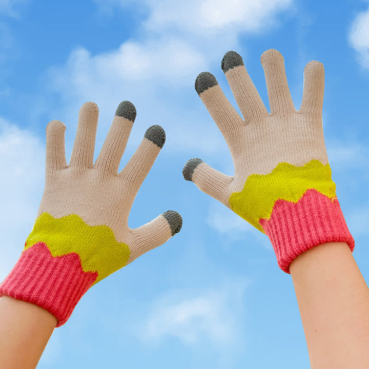 Damen-Gartenhandschuhe mit vollem Finger und Touchscreen-Funktion
