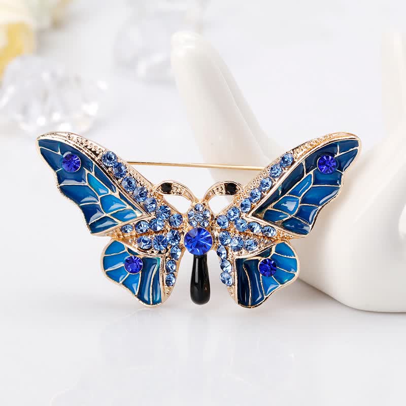 Damen Elegante märchenhafte Schmetterlingsbrosche